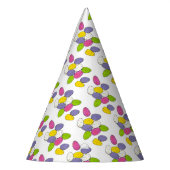 Ostermalzmilch geflecktes Ei Lila rosa Partyhütchen (Links)