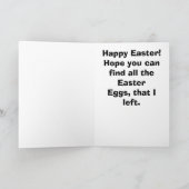 Ostermaus Feiertagskarte (Innenseite)