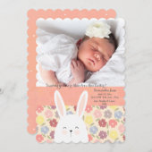 Ostermedley Foto Geburtserklärung Feiertagskarte (Vorne/Hinten)