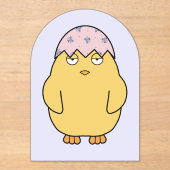 Ostermeer Küken 3 Acryleinladungen (Vorderseite)