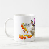Ostermeerkat-Tasse individuell anpassbar Kaffeetasse (Links)