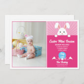 Ostermini-Session-Vorlage Feiertagskarte (Vorne/Hinten)