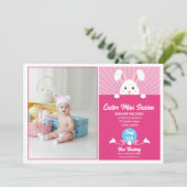 Ostermini-Session-Vorlage Feiertagskarte (Stehend Vorderseite)