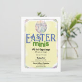 Osterminis Yellow Watercolor Fotografy Flyer Einladung (Stehend Vorderseite)