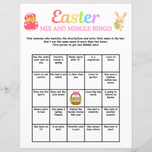 Ostermischung und Mingle Bingo