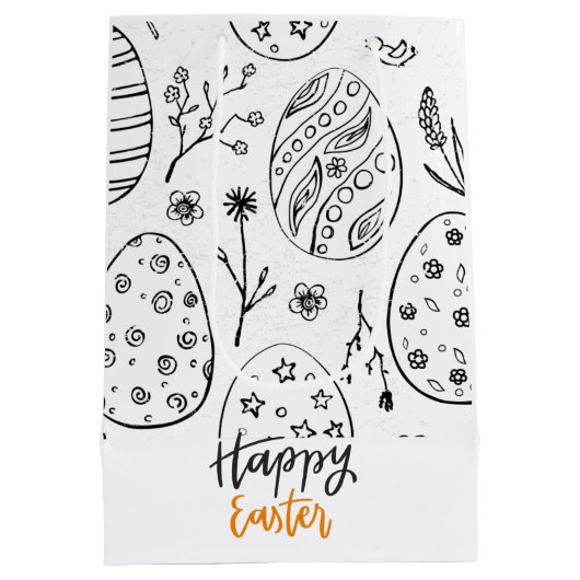 Ostermittelverpackung Mittlere Geschenktüte (Rückseite)