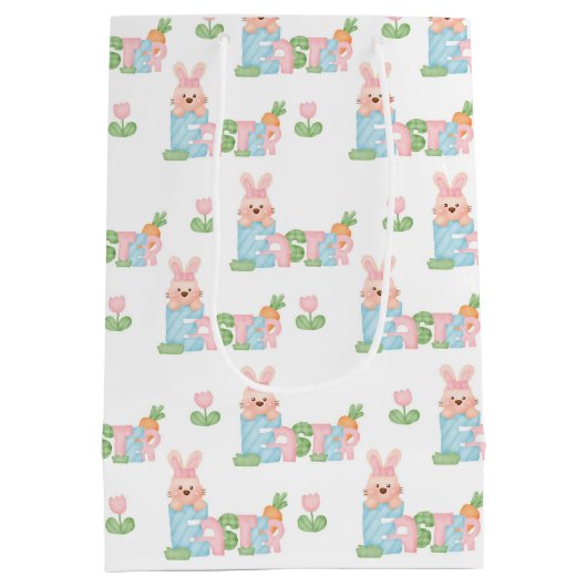 Ostermittelverpackung Mittlere Geschenktüte (Rückseite)