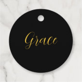 Ostermonogramm G (Text anpassbar) Geschenkanhänger (Rückseite)