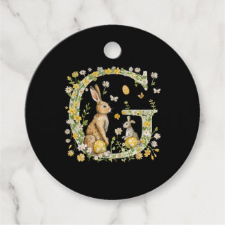 Ostermonogramm G (Text anpassbar) Geschenkanhänger