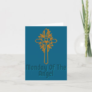 Ostermontag religiöser Engel-Design Karte