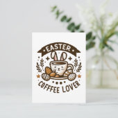 Ostermorgen-Brew Postkarte (Stehend Vorderseite)