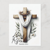 Ostermorgen-Kreuz mit Dornenkrone 