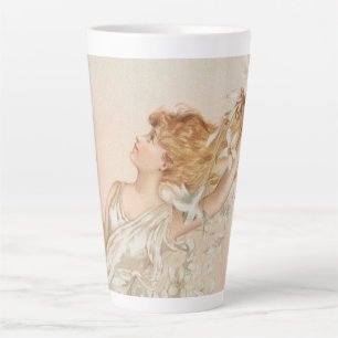 "Ostermorgen" - Vintage Druck, L. Prang & Co. Milchtasse