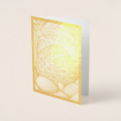 Ostermotiv b/w Cartoon mit Ostereiern 97330 Folienkarte (Vorderseite)