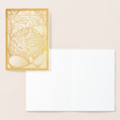 Ostermotiv b/w Cartoon mit Ostereiern 97330 Folienkarte (Anzeige)