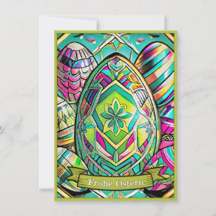 Ostermotiv-Cartoon mit Ostereier 13553