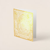 Ostermotiv-Cartoon mit Ostereier 13553 Folienkarte (Vorderseite)