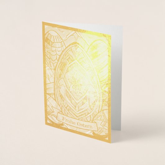 Ostermotiv-Cartoon mit Ostereier 13553 Folienkarte (Vorderseite)