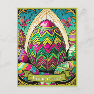 Ostermotiv Cartoon mit Ostereier 50085 Feiertagspostkarte