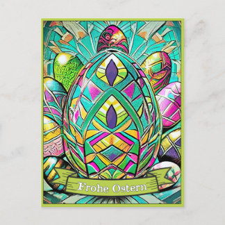 Ostermotiv Cartoon mit Ostereier 90732 Feiertagspostkarte