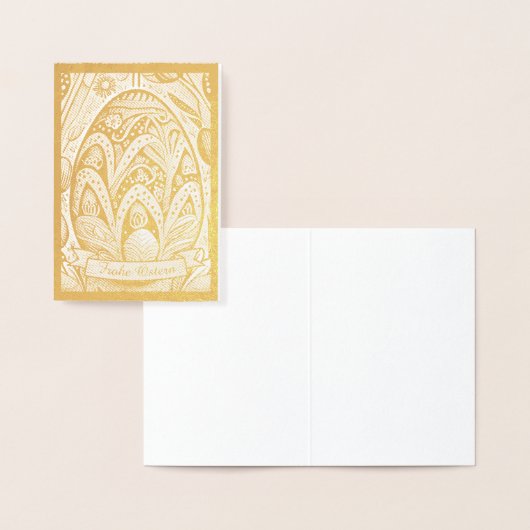 Ostermotiv monochrome Cartoon mit Ostereier 52158 Folienkarte (Anzeige)