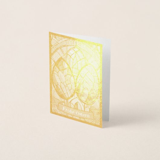 Ostermotiv Stoff Cartoon mit Ostereier 56019 Folienkarte (Vorderseite)