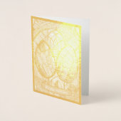 Ostermotiv Stoff Cartoon mit Ostereier 56019 Folienkarte (Vorderseite)