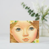 Ostermühle Blume Postkarte (Stehend Vorderseite)