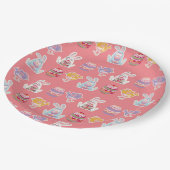 Ostermuster Lichtkornpapier-Teller Pappteller (Schrägansicht)