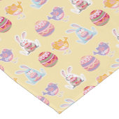 Ostermuster Mittlerer Champagner Tischläufer (Ecke)