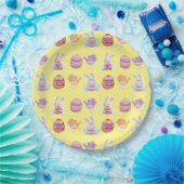 Ostermuster Pastellgelbe Teller (Party)