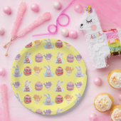 Ostermuster Pastellgelbe Teller (Party)