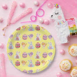 Ostermuster Pastellgelbe Teller