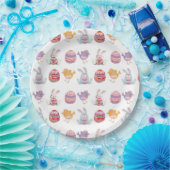 Ostermuster Weißbuch-Teller Pappteller (Party)