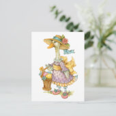 Ostermüttergoose Postkarte (Stehend Vorderseite)
