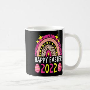 Ostern 2022 Regenbogen süß frohe Ostern 2022 Fraue Kaffeetasse
