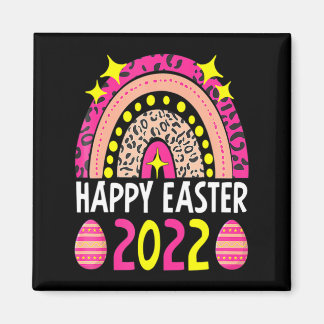 Ostern 2022 Regenbogen süß frohe Ostern 2022 Fraue Magnet