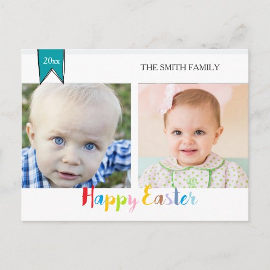 Ostern 2 Fotopostkarten Feiertagspostkarte (Vorderseite)