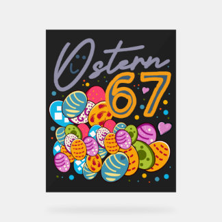 ostern 67 acrylschild