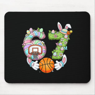 Ostern 6 7 Meme Sechs Sieben Süßer Hase Basketball Mousepad
