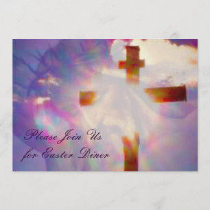 Ostern-Abendessen-Einladung - religiös Einladung