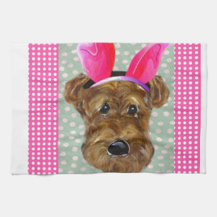 OSTERN AIREDALE KÜCHENTUCH