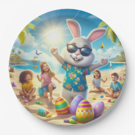 Ostern am Strand Pappteller