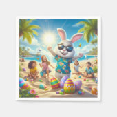 Ostern am Strand Serviette (Vorderseite)