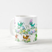 Ostern-Ameisen-Tasse Kaffeetasse (Vorderseite Links)
