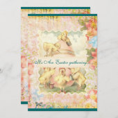 Ostern-Ansammlungs-Einladung Einladung (Vorne/Hinten)