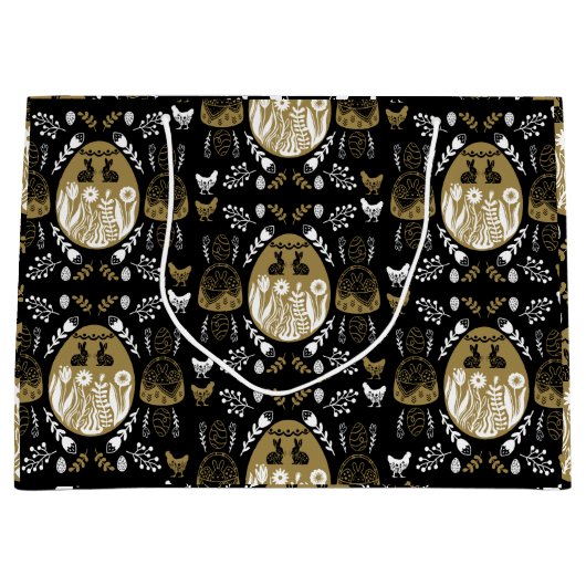 Ostern April Weihnachtsgeschenk Große Geschenktüte (Vorderseite)