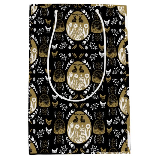 Ostern April Weihnachtsgeschenk Mittlere Geschenktüte (Vorderseite)