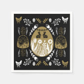 Ostern April Weihnachtsgeschenk Serviette (Vorderseite)