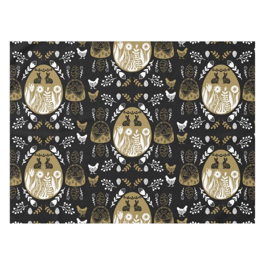 Ostern April Weihnachtsgeschenk Tischdecke (Vorderseite (Horizontal))